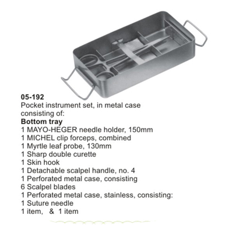 13-16.jpg Suturing Instrument Set. Pocket Instrument Set - Image 1