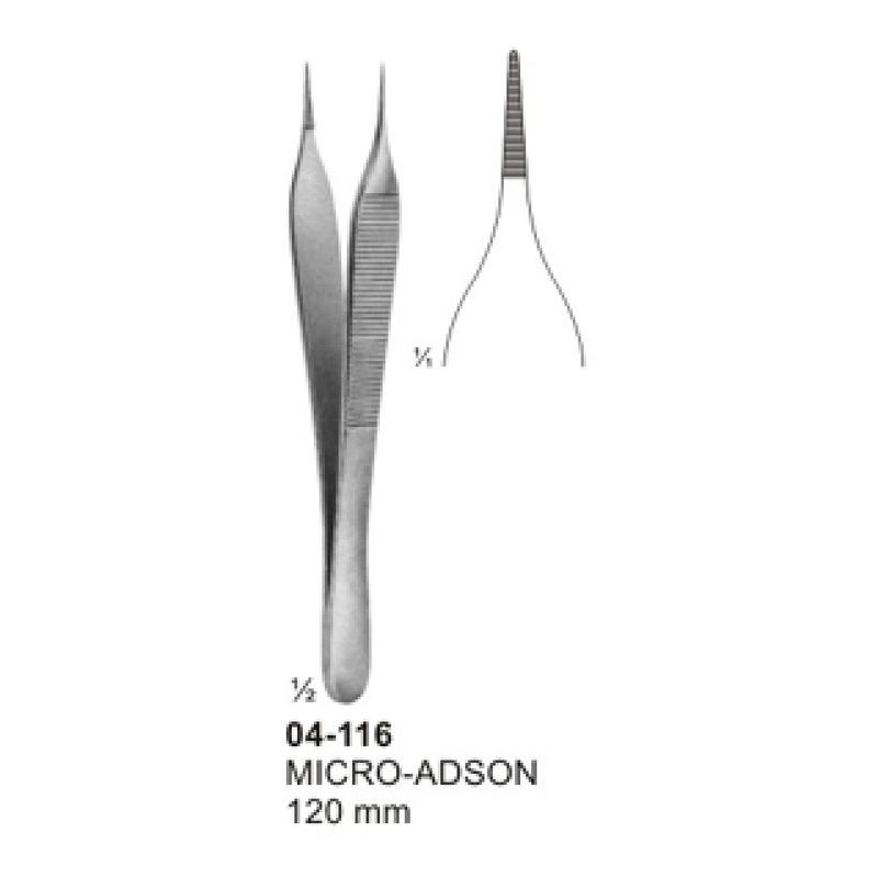 2-23.jpg Delicate Dissecting, Microscopic,Sterilizing Forceps - Image 1
