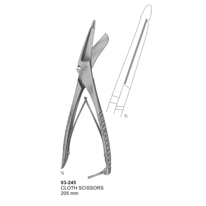 20-5.jpg Bandage-, Cloth-, and Plaster Scissors - Image 1