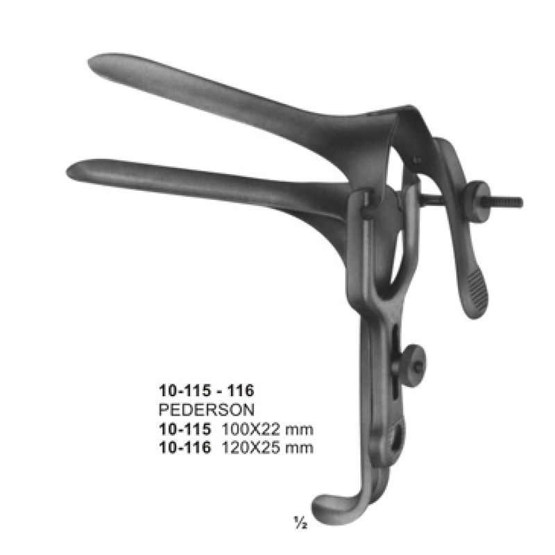 7-4-1.jpg Vaginal Specula- Sets, upper and lowe blades - Image 1
