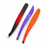 Eyebrow Tweezers Set (3-Piece Vibrant Edition)