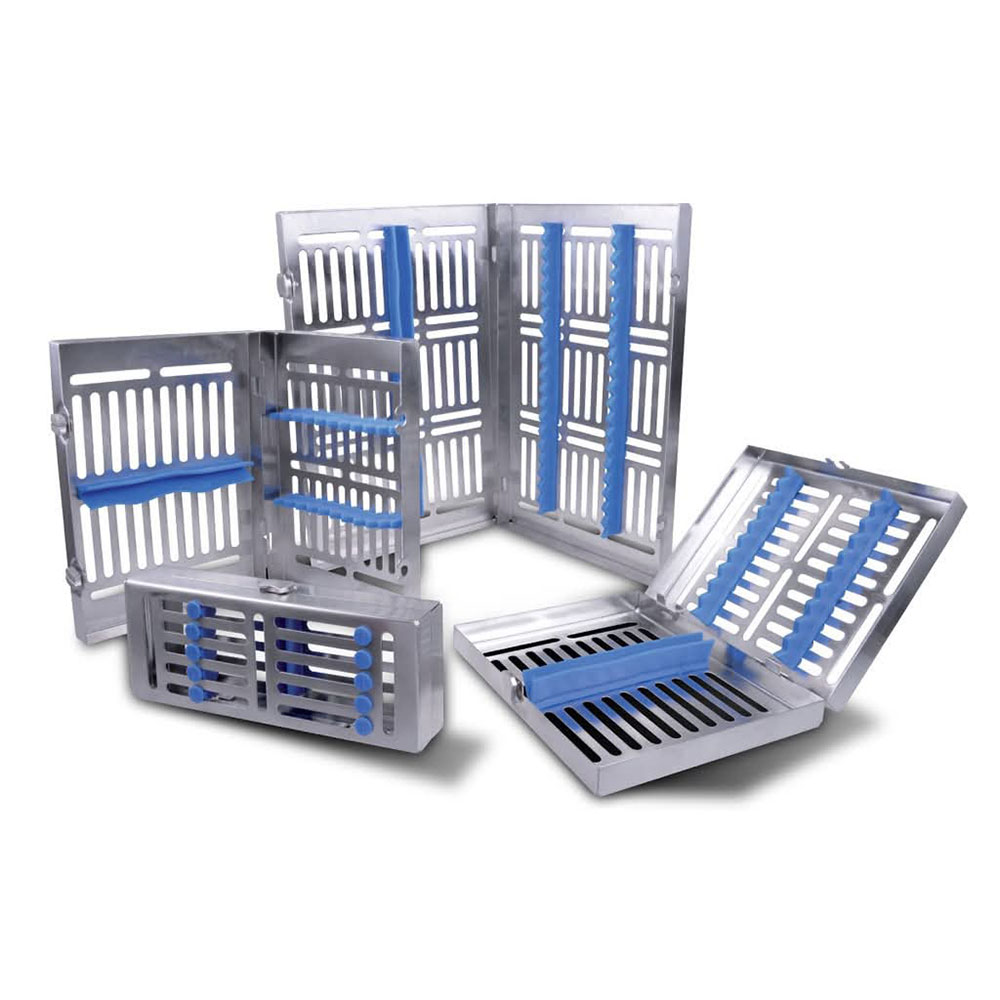 20 Stainless Steel Dental Sterilization Cassette Trays - Image 1