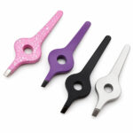 Premium Ergonomic Wide-Grip Eyebrow Tweezers Set (4-Piece)