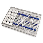 Professional Dental Rubber Dam Kit with Sterilization Cassette Tray